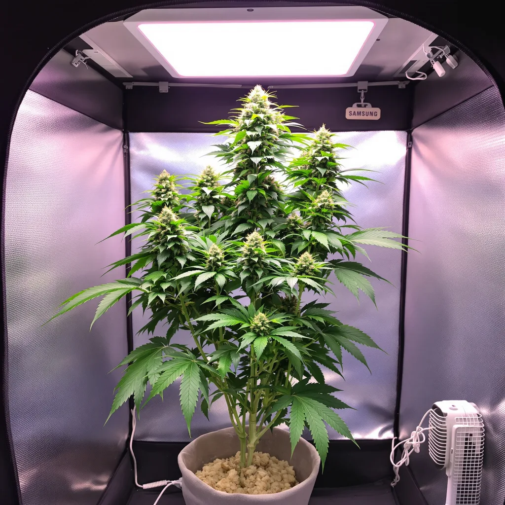Plante de cannabis Jawa Pie en floraison — 90-130 cm féminisée