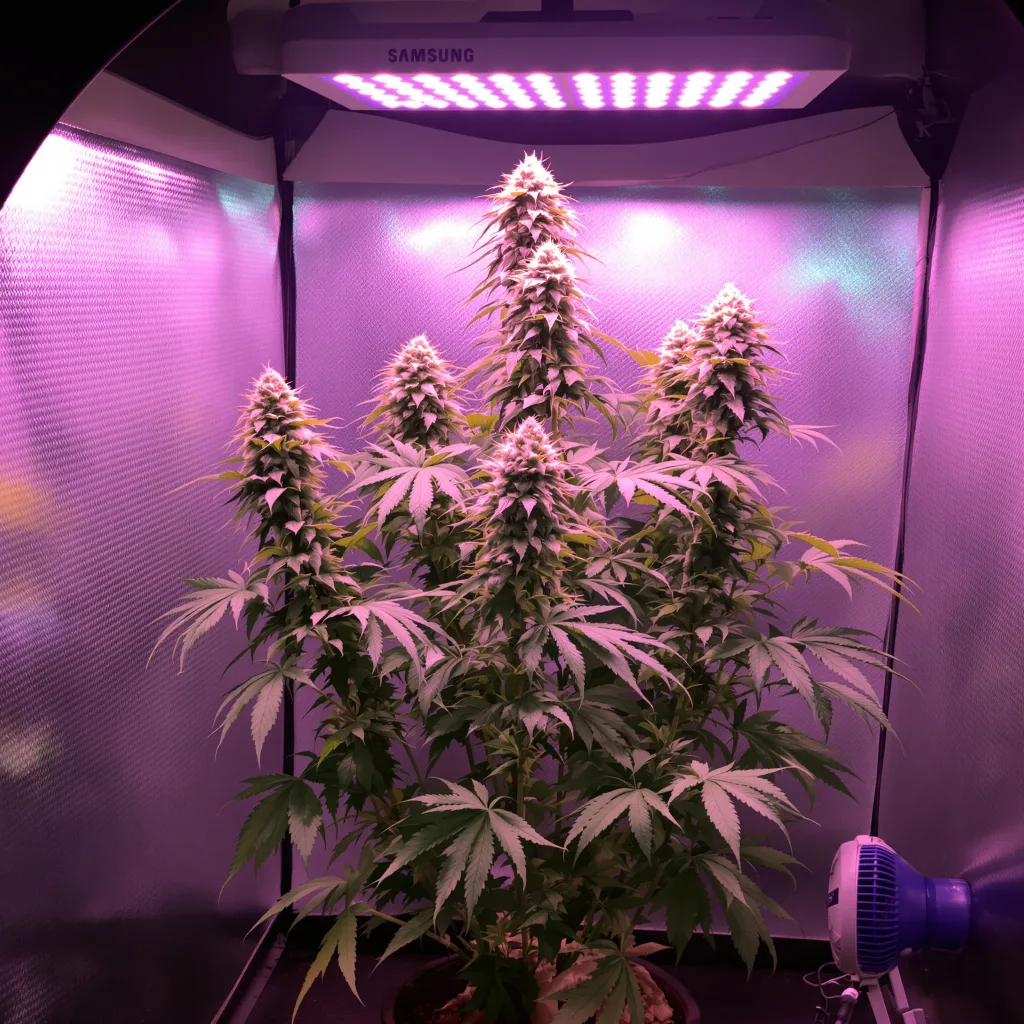 Plante de cannabis Jean Guy en floraison — 120-180 cm féminisée