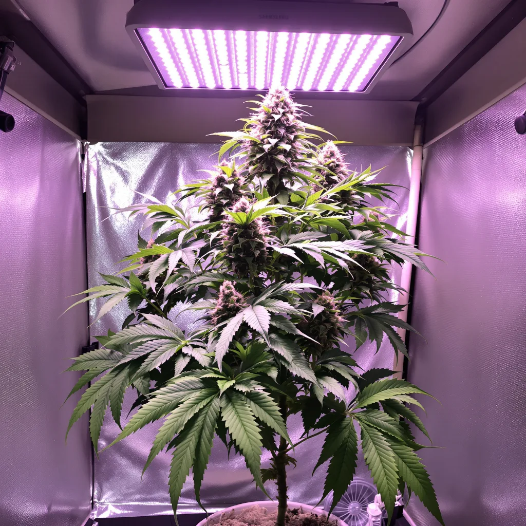 Plante de cannabis Jelly Roll en floraison — 60-100 cm autofloraison