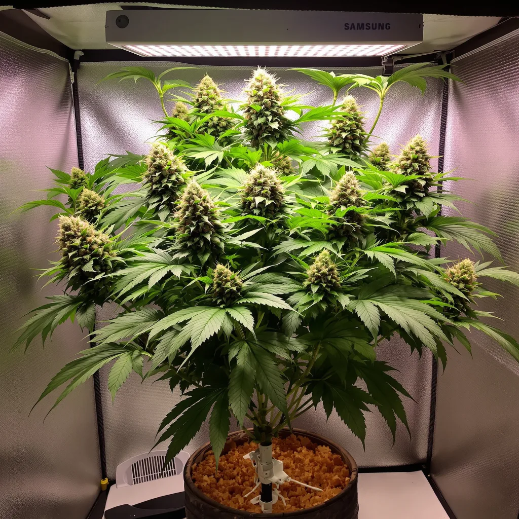 Plante de cannabis Jelly Roll en floraison — 90-130 cm féminisée