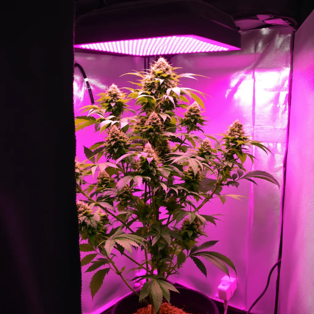 Plante de cannabis Jesus Juice en floraison — 120-180 cm féminisée