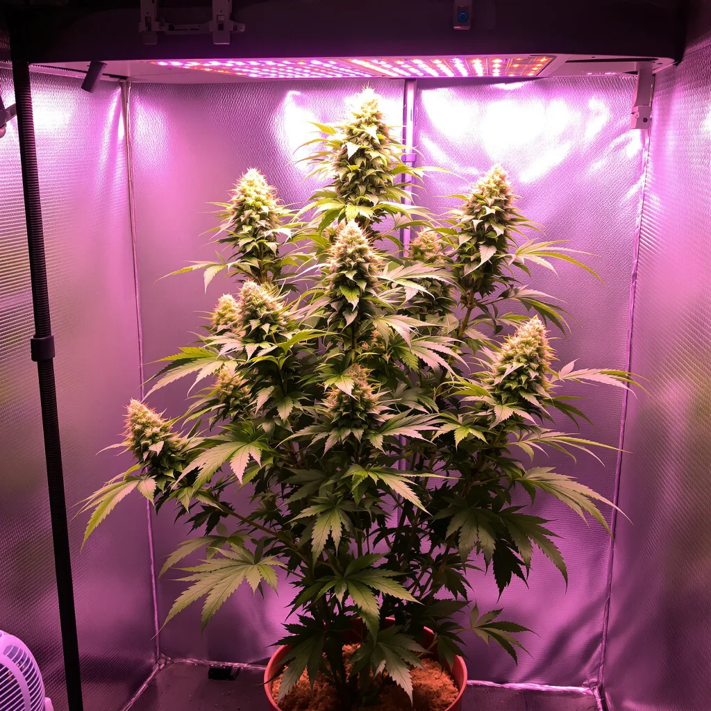 Plante de cannabis Jillybean en floraison — 120-180 cm féminisée