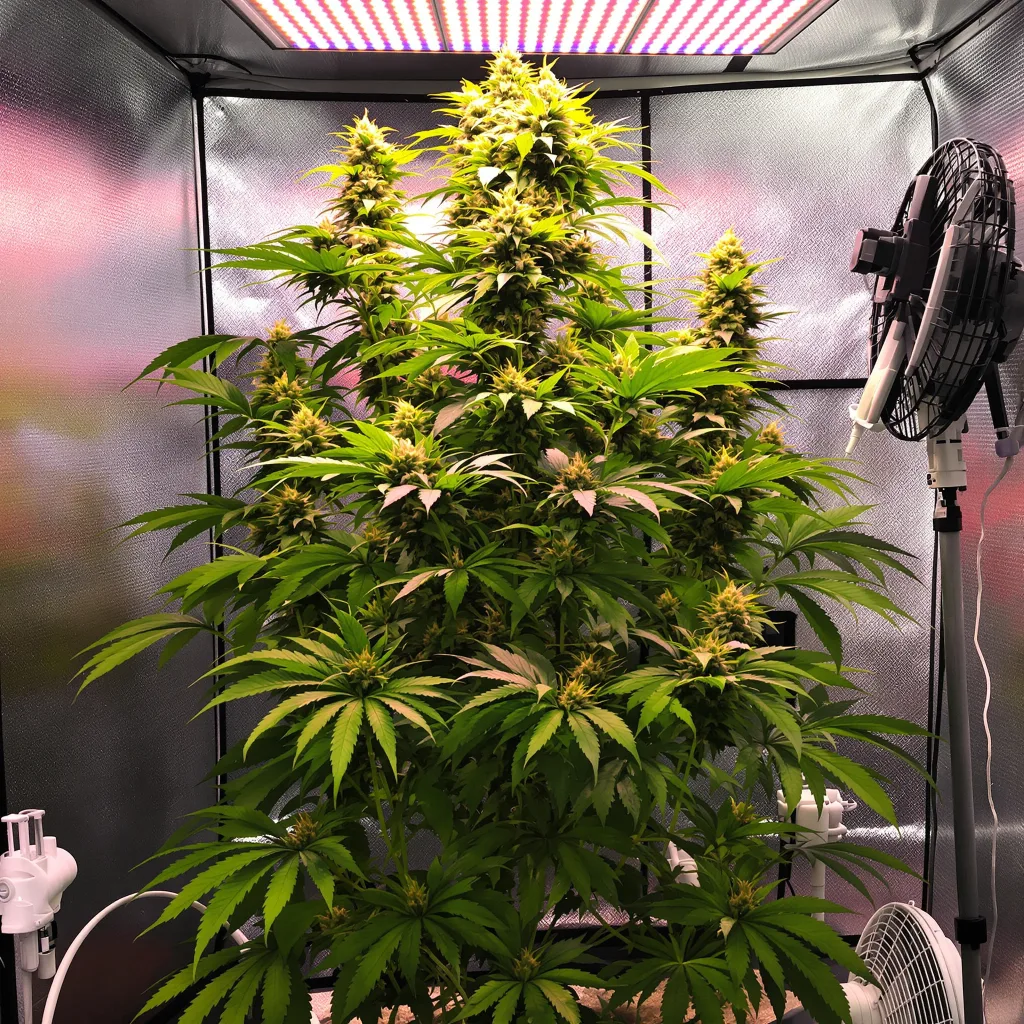 Plante de cannabis Jungle Juice en floraison — 150-200 cm féminisée