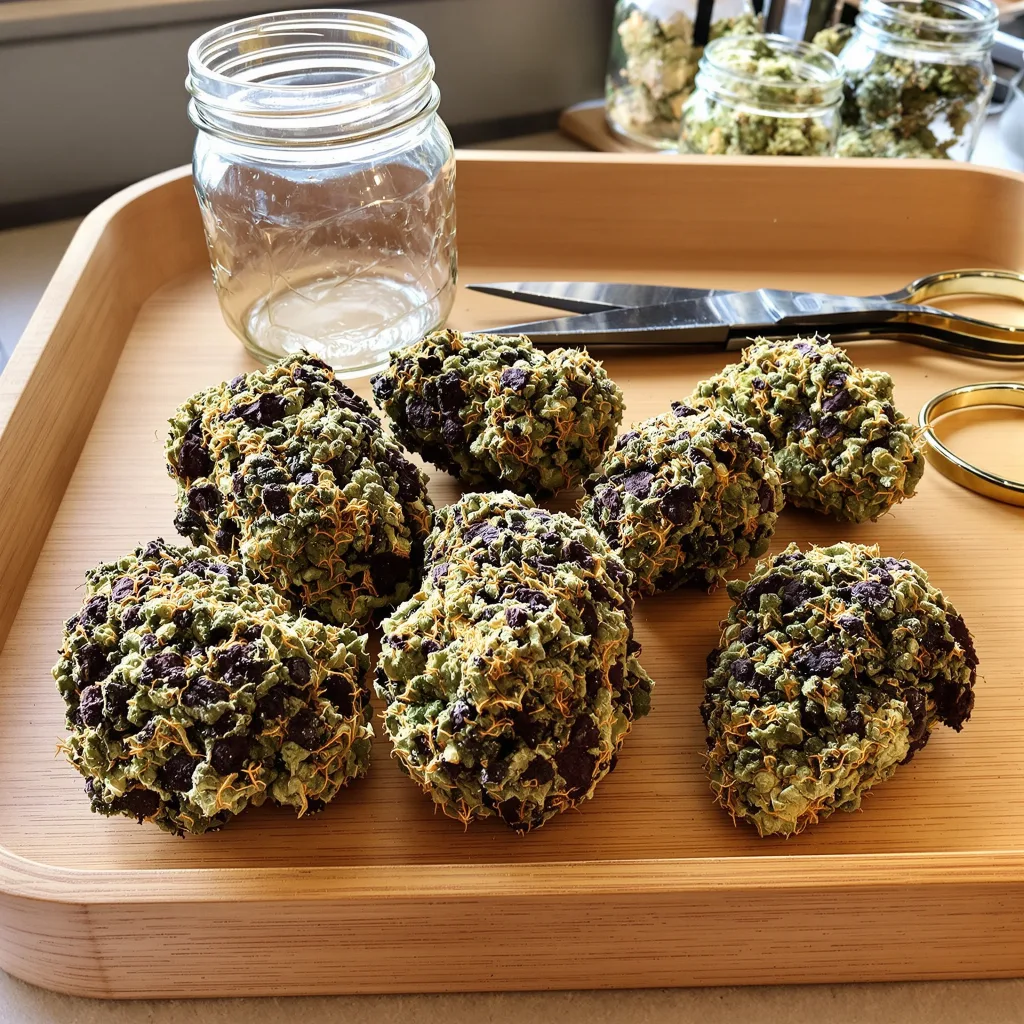 Jupiter OG 75% indica / 25% sativa — fleur avec trichomes visibles