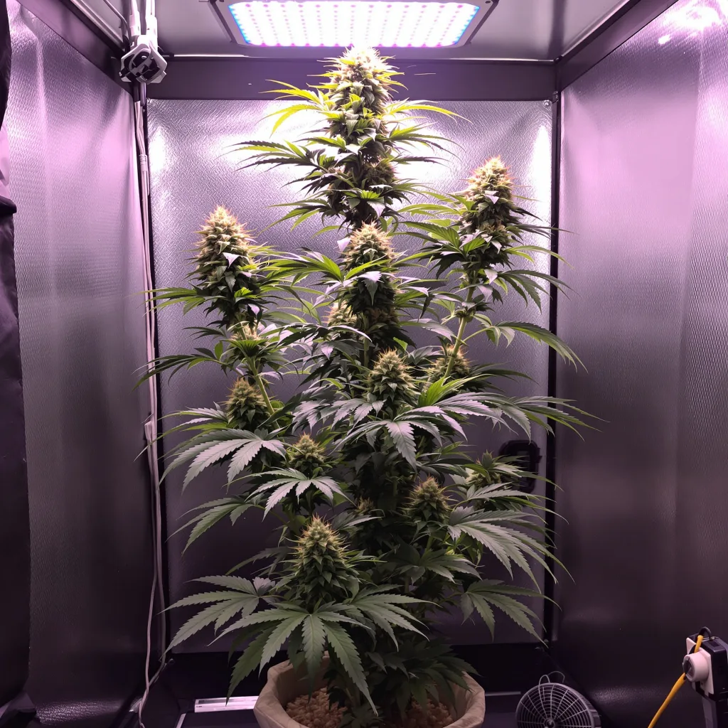 Plante de cannabis Kali Dog en floraison — 60-100 cm autofloraison