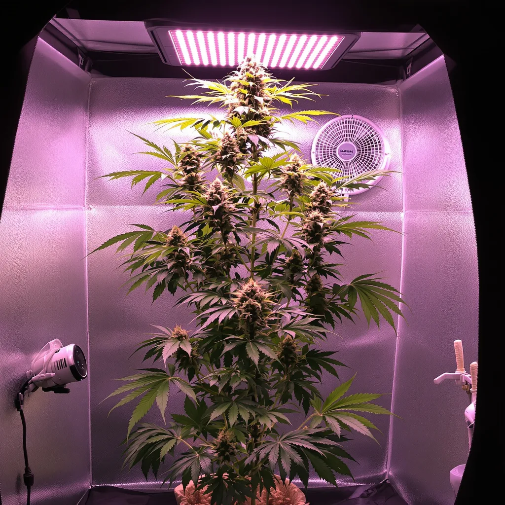 Plante de cannabis Kali Dog en floraison — 150-200 cm féminisée