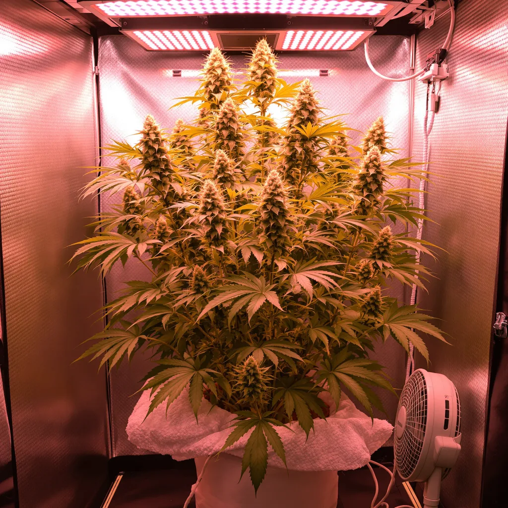 Plante de cannabis Kali Mist en floraison — 150-200 cm féminisée