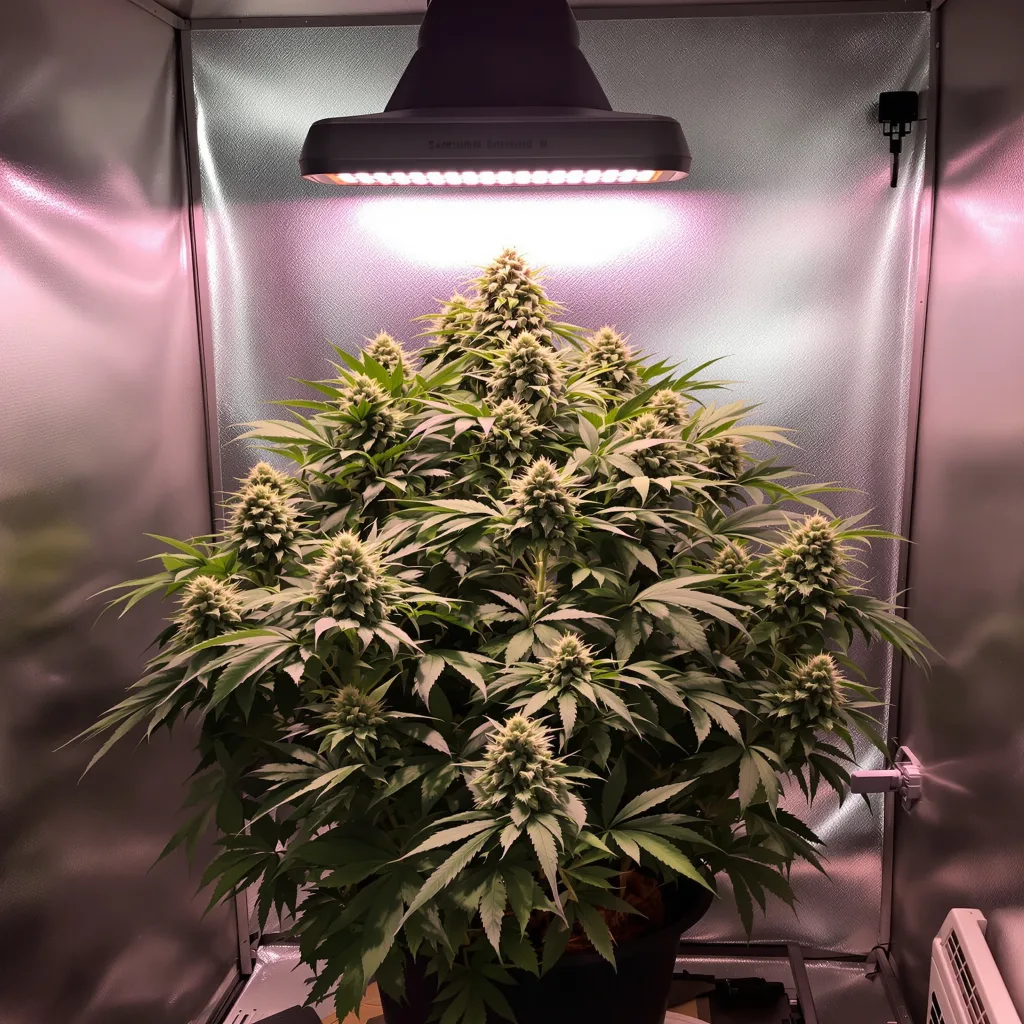 Plante de cannabis Katsu Bubba Kush en floraison — 90-130 cm féminisée