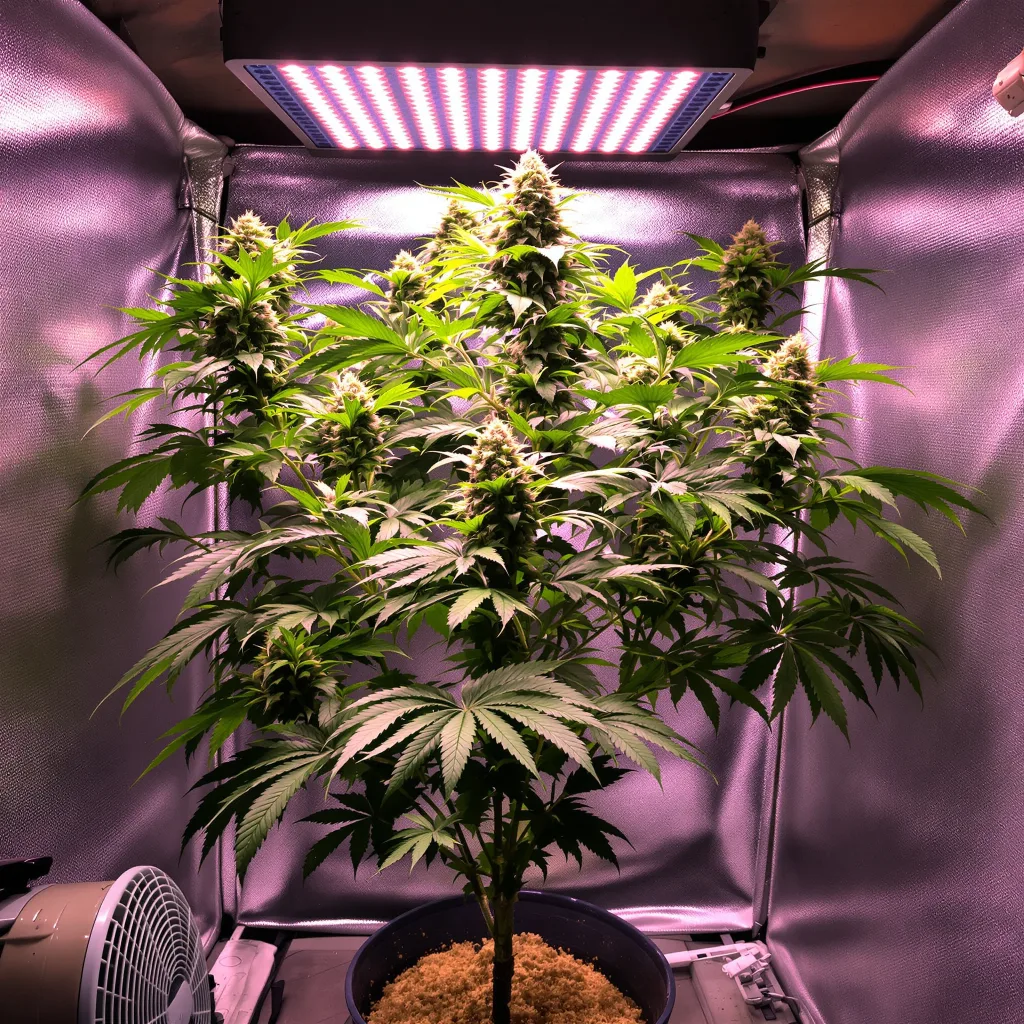 Plante de cannabis Katsu Kush en floraison — 90-130 cm féminisée