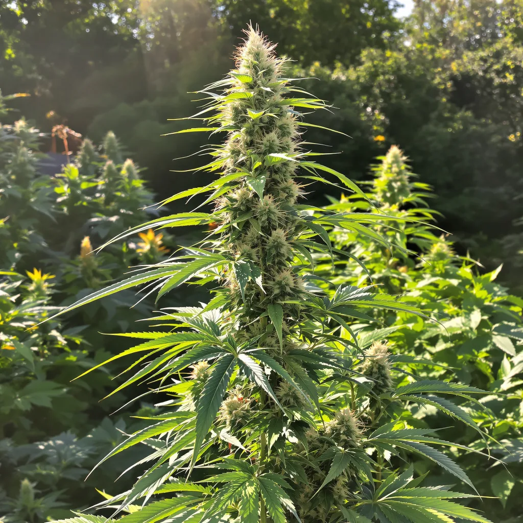 Kilimanjaro 30% indica / 70% sativa — fleur avec trichomes visibles