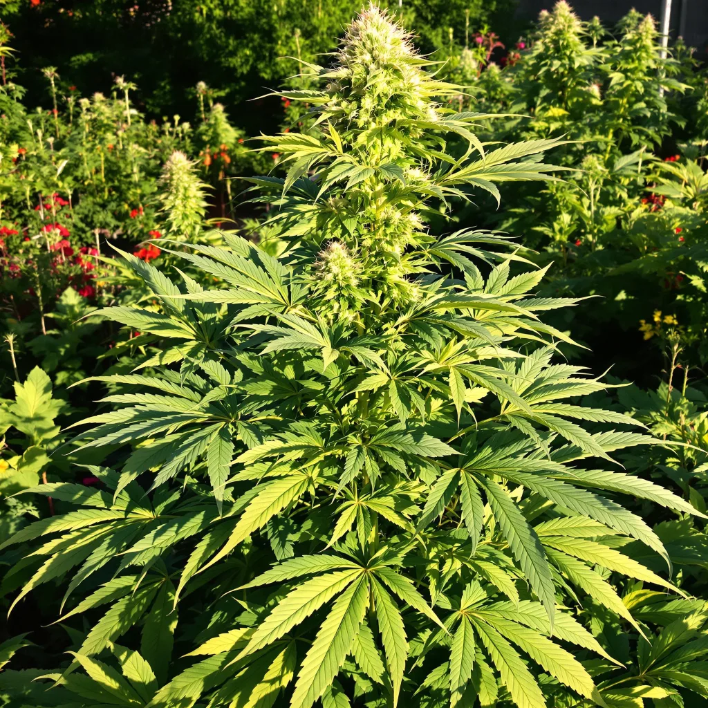 Killer Grape 86% indica / 14% sativa — fleur avec trichomes visibles