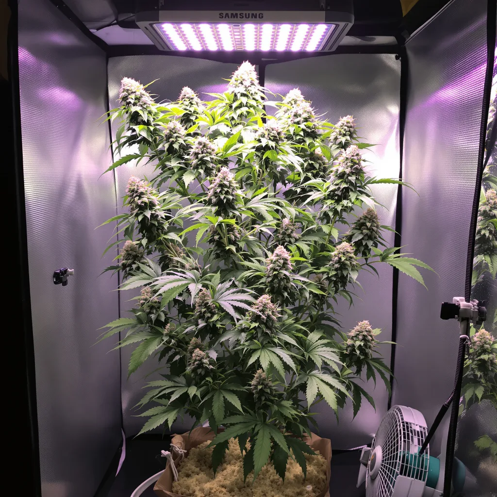 Plante de cannabis Killer Queen en floraison — 60-100 cm autofloraison