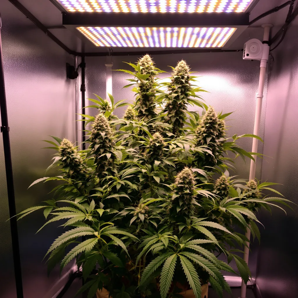 Plante de cannabis King Louis XIII en floraison — 90-130 cm féminisée