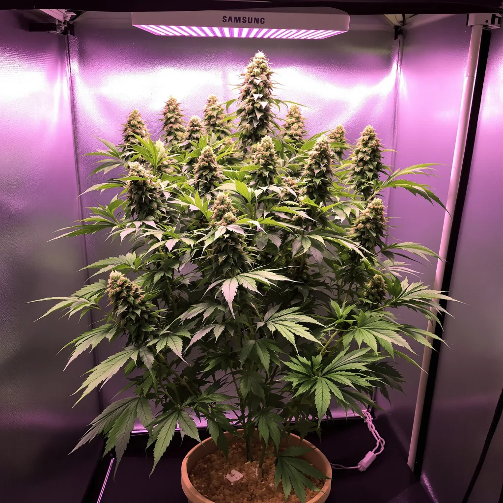 Plante de cannabis King’s Kush en floraison — 90-130 cm féminisée