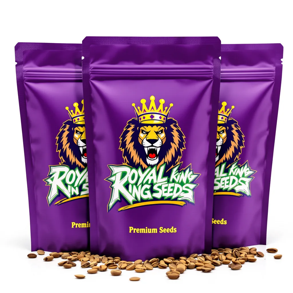 King’s Kush 75% indica / 25% sativa — fleur avec trichomes visibles