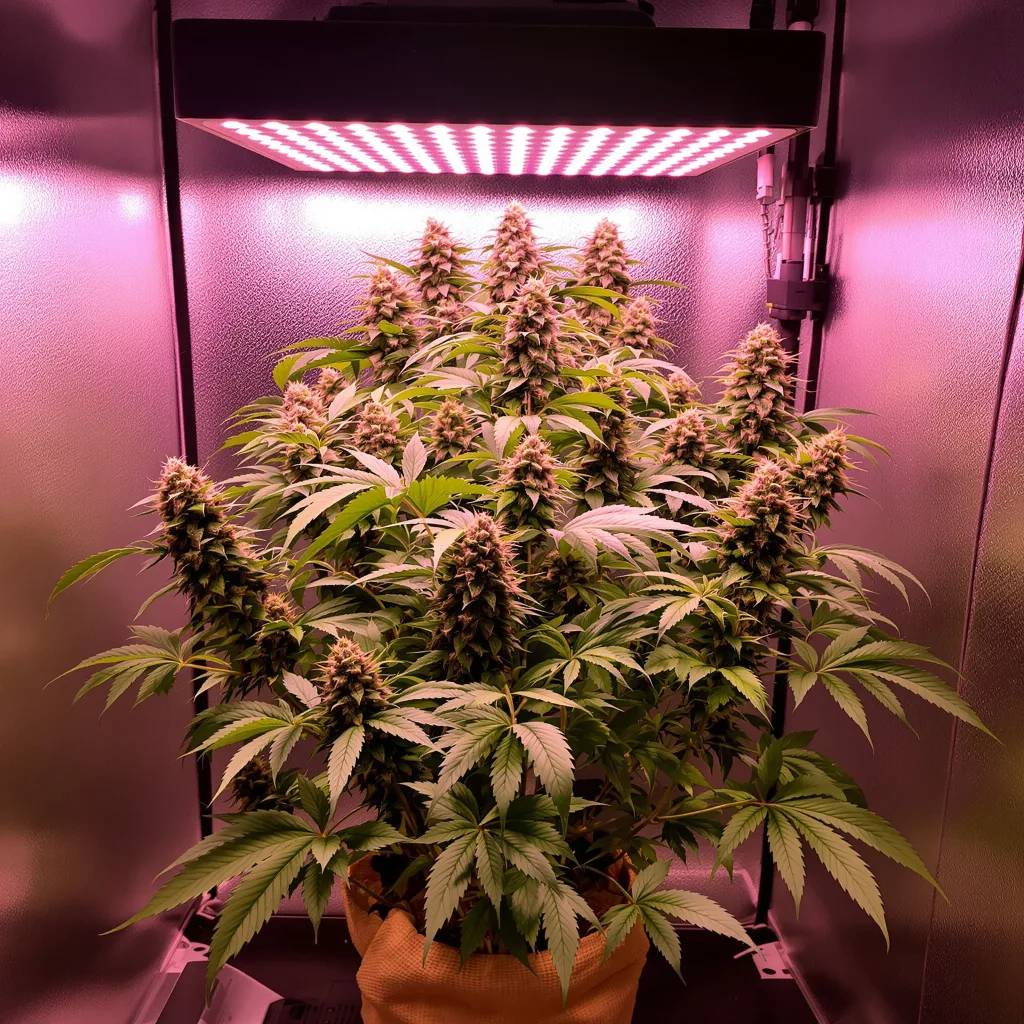 Plante de cannabis Kiwiskunk en floraison — 90-130 cm féminisée