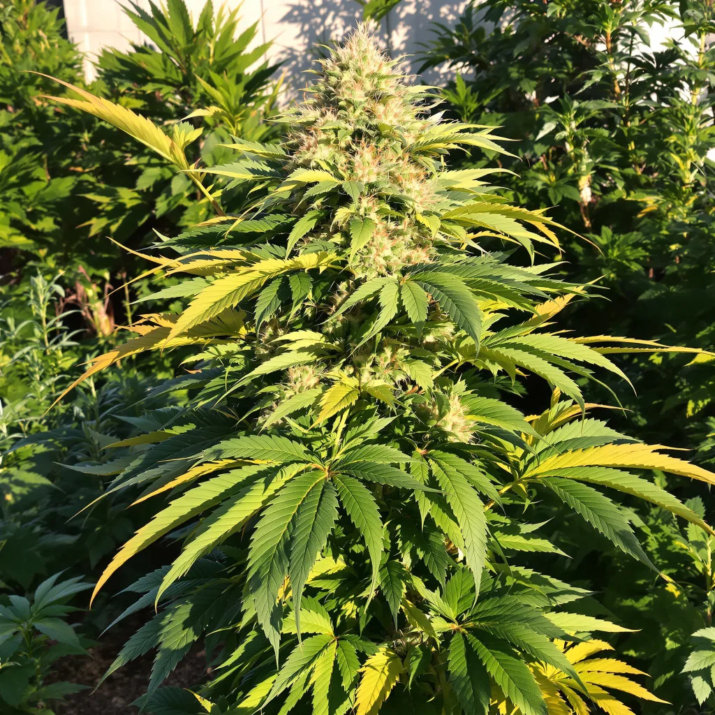 Kryptonite 70% indica / 20% sativa — fleur avec trichomes visibles