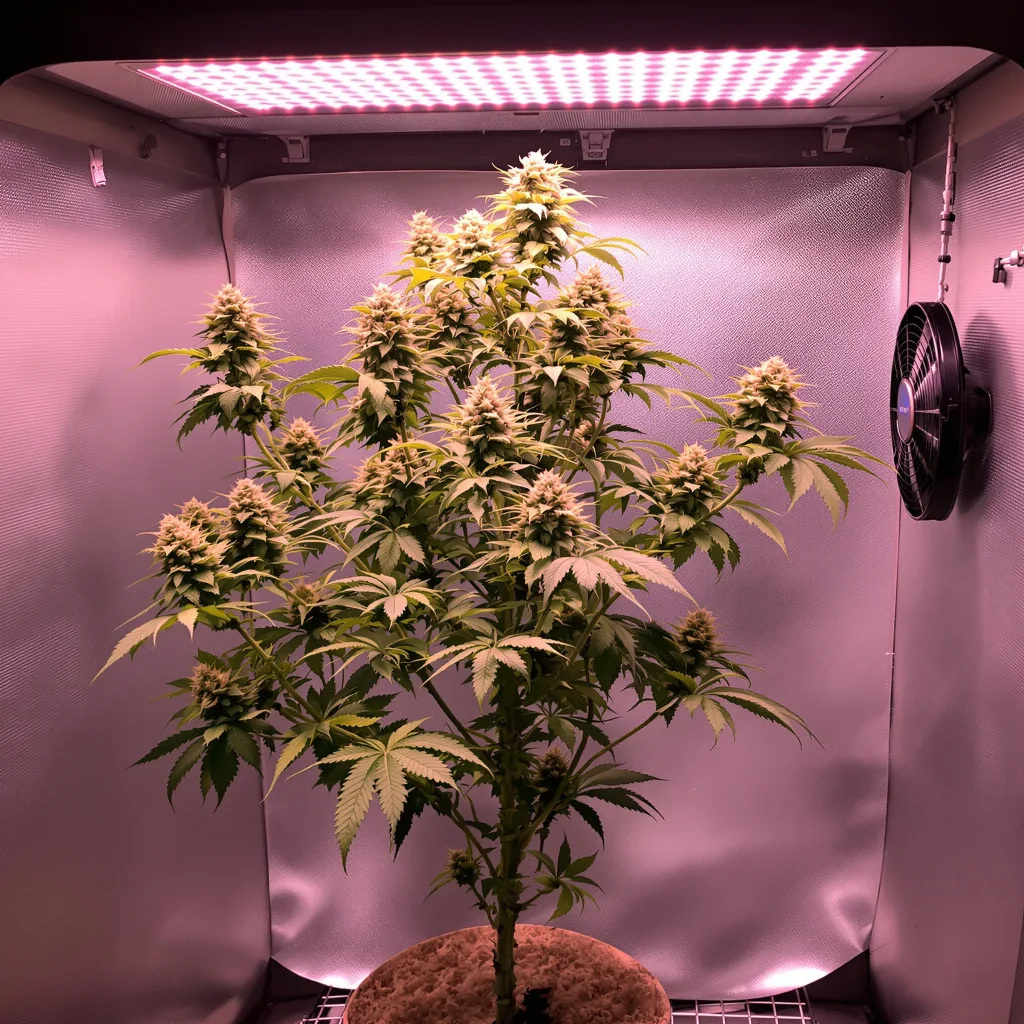 Plante de cannabis L.A. Sunshine en floraison — 60-100 cm autofloraison