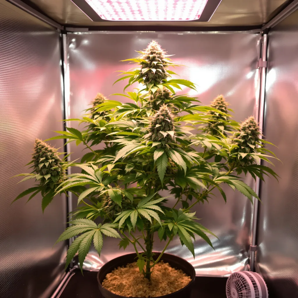 Plante de cannabis LA Ultra en floraison — 60-100 cm autofloraison