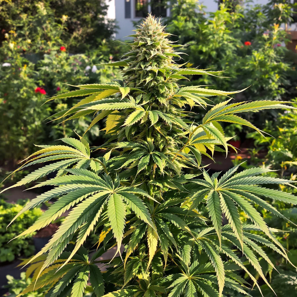 LA Ultra 72% indica / 28% sativa — fleur avec trichomes visibles