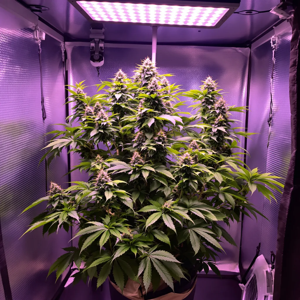Plante de cannabis LA Ultra en floraison — 90-130 cm féminisée
