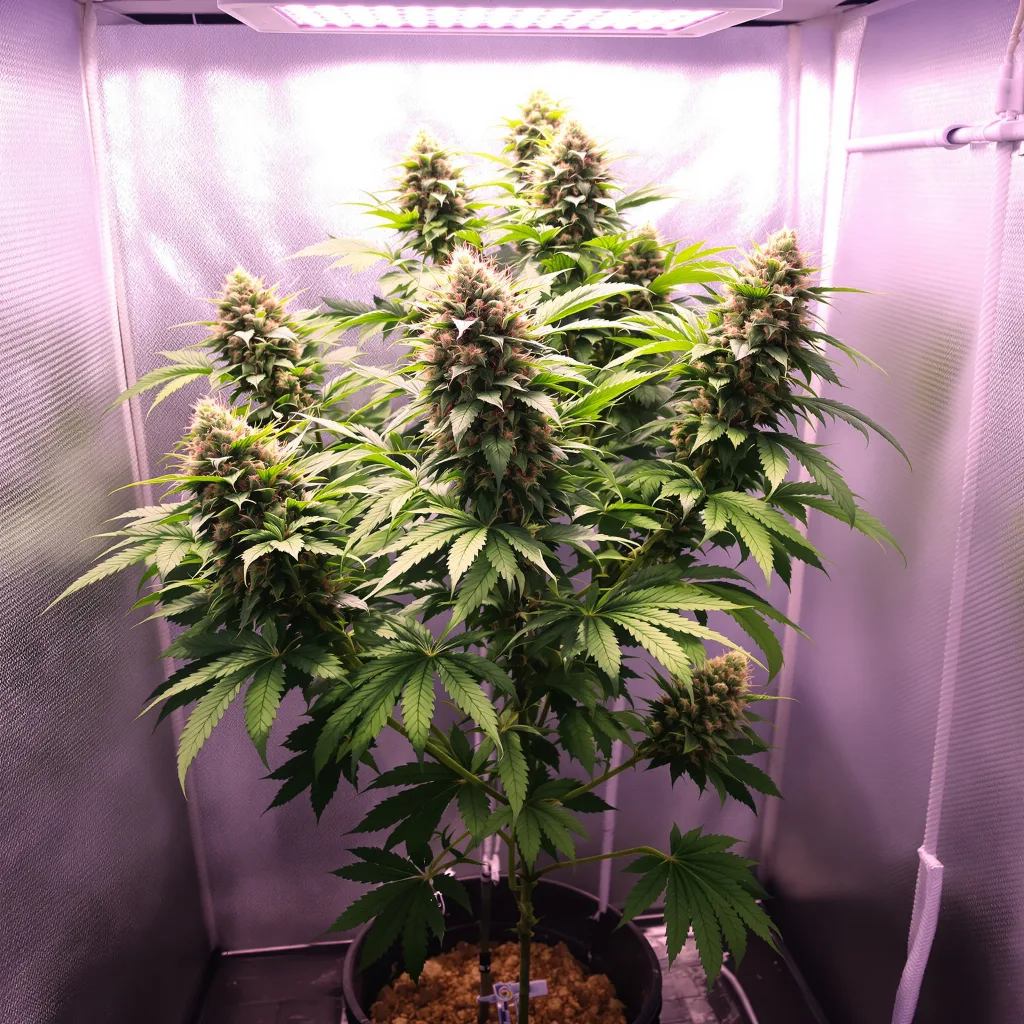 Plante de cannabis LA Woman en floraison — 60-100 cm autofloraison
