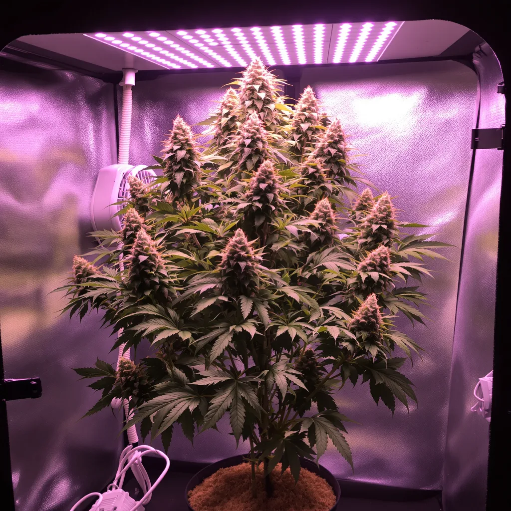 Plante de cannabis Larry OG en floraison — 60-100 cm autofloraison