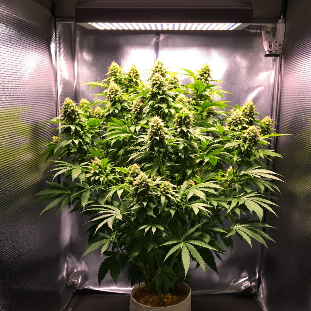 Plante de cannabis Lava Cake en floraison — 90-130 cm féminisée