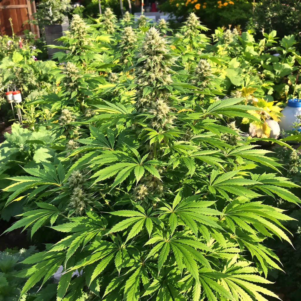 Lava Cake 80% indica / 20% sativa — fleur avec trichomes visibles