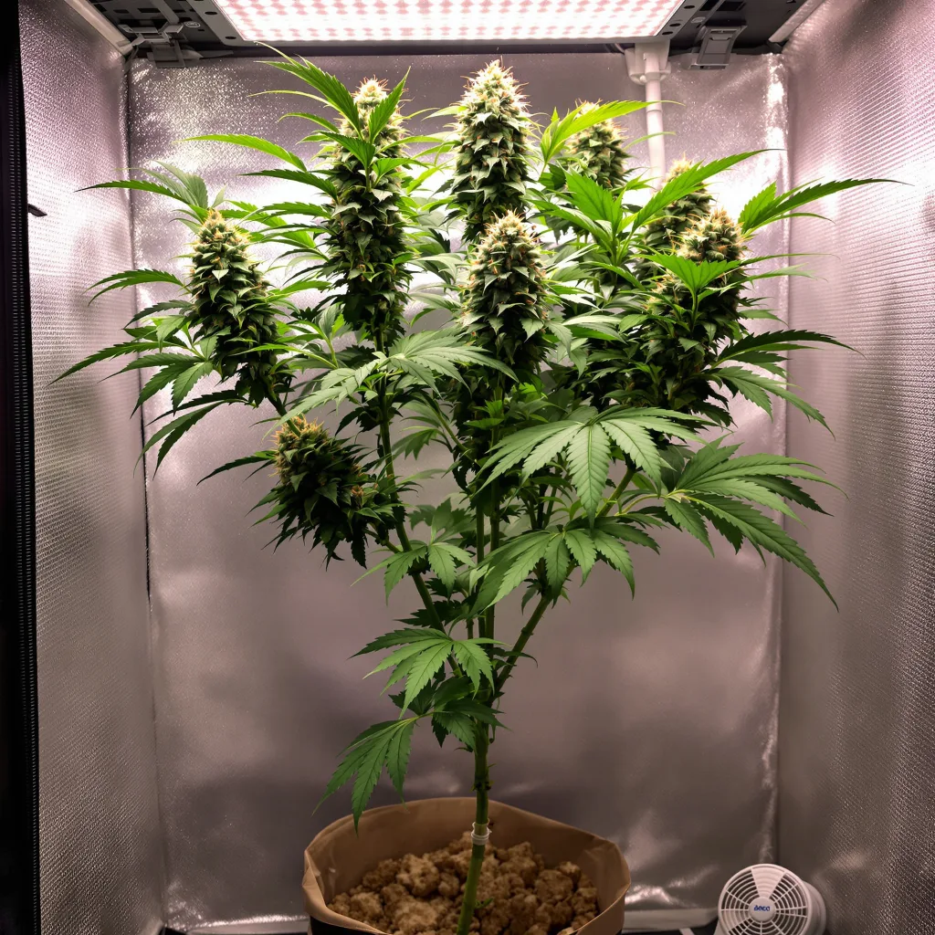 Plante de cannabis Le Silver Royale en floraison — 120-180 cm féminisée