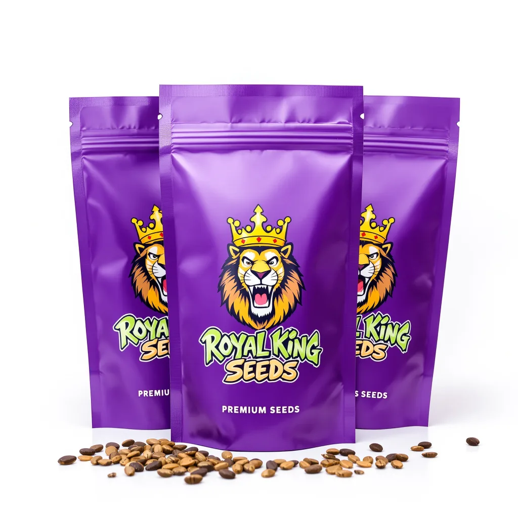 Le Silver Royale 54% indica / 46% sativa — fleur avec trichomes visibles