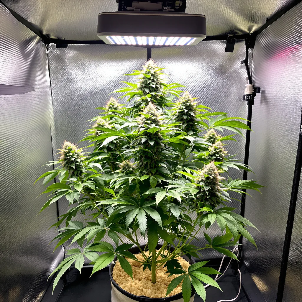 Plante de cannabis Lee Roy en floraison — 60-100 cm autofloraison