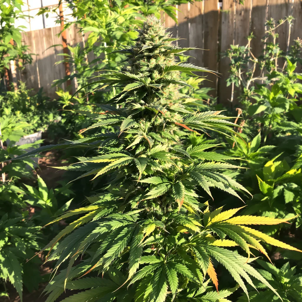Lemon Diesel 90% indica / 10% sativa — fleur avec trichomes visibles