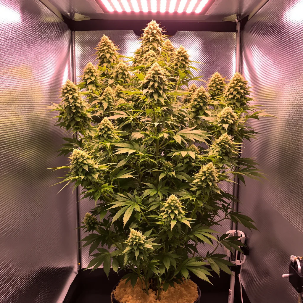 Plante de cannabis Lemon en floraison — 120-180 cm féminisée