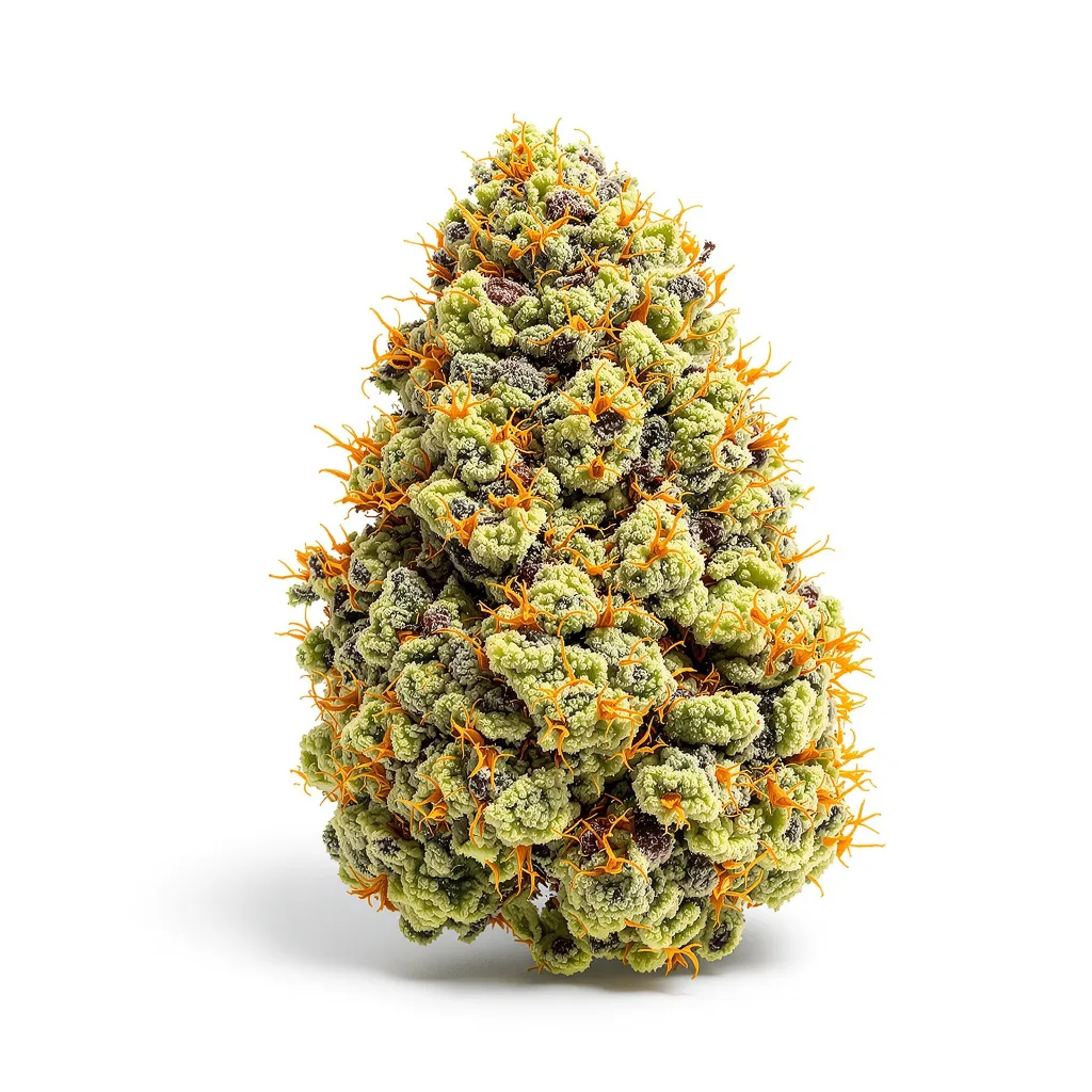 Lemon Jack 25% indica / 75% sativa — fleur avec trichomes visibles