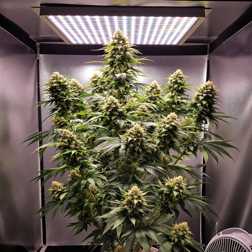 Plante de cannabis Lemon Kush en floraison — 120-180 cm féminisée