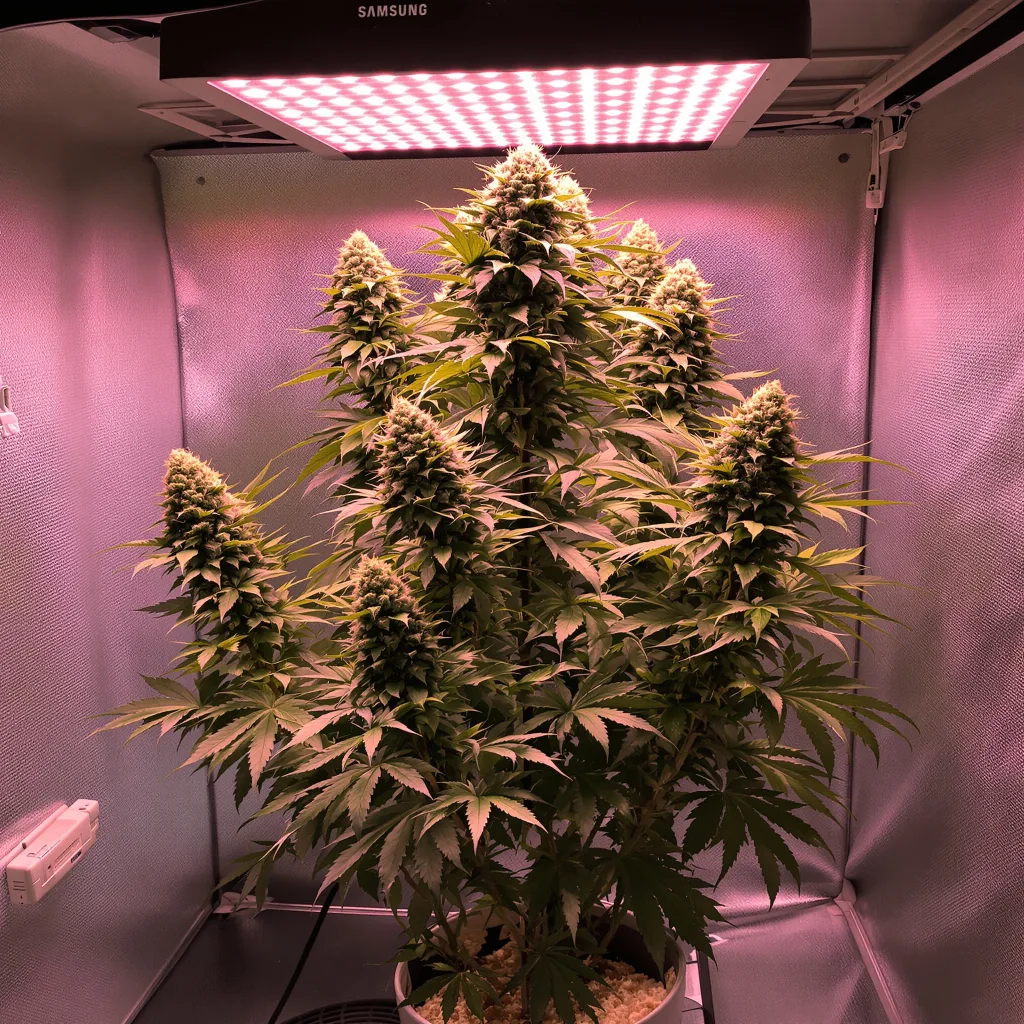 Plante de cannabis Lemon Skunk en floraison — 120-180 cm féminisée