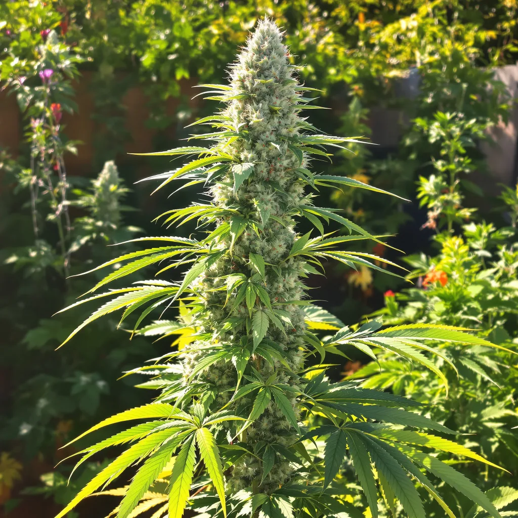 Lemon Skunk 30% indica / 60% sativa — fleur avec trichomes visibles