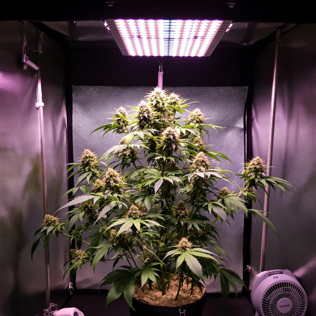 Plante de cannabis Lemon Thai en floraison — 120-180 cm féminisée