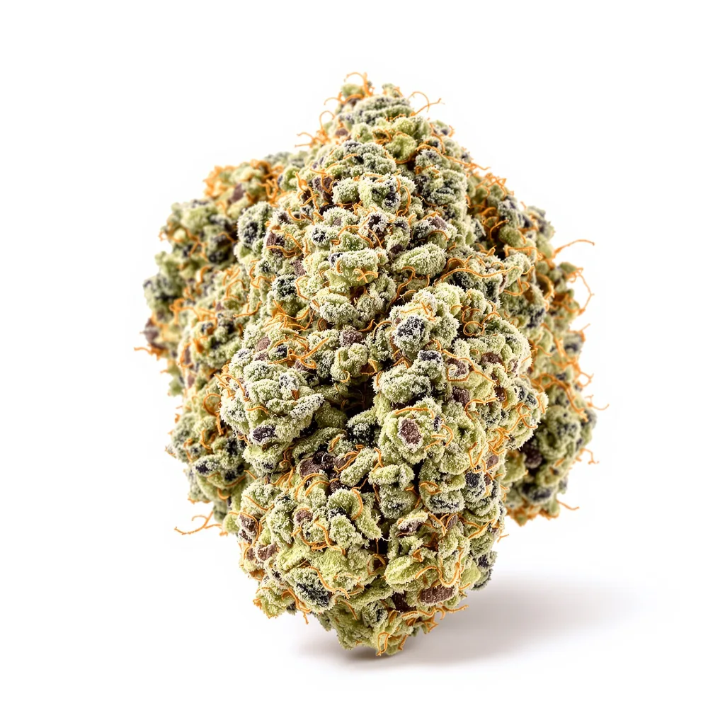 Lemon Thai 60% indica / 50% sativa — fleur avec trichomes visibles