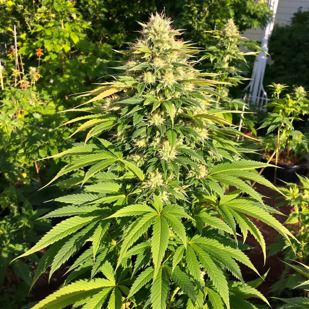 Liquid Butter 67% indica / 33% sativa — fleur avec trichomes visibles