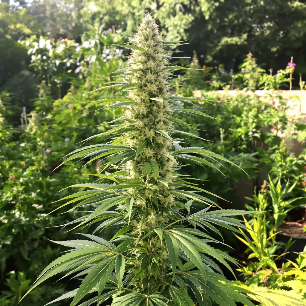 Lodi Dodi 24% indica / 76% sativa — fleur avec trichomes visibles