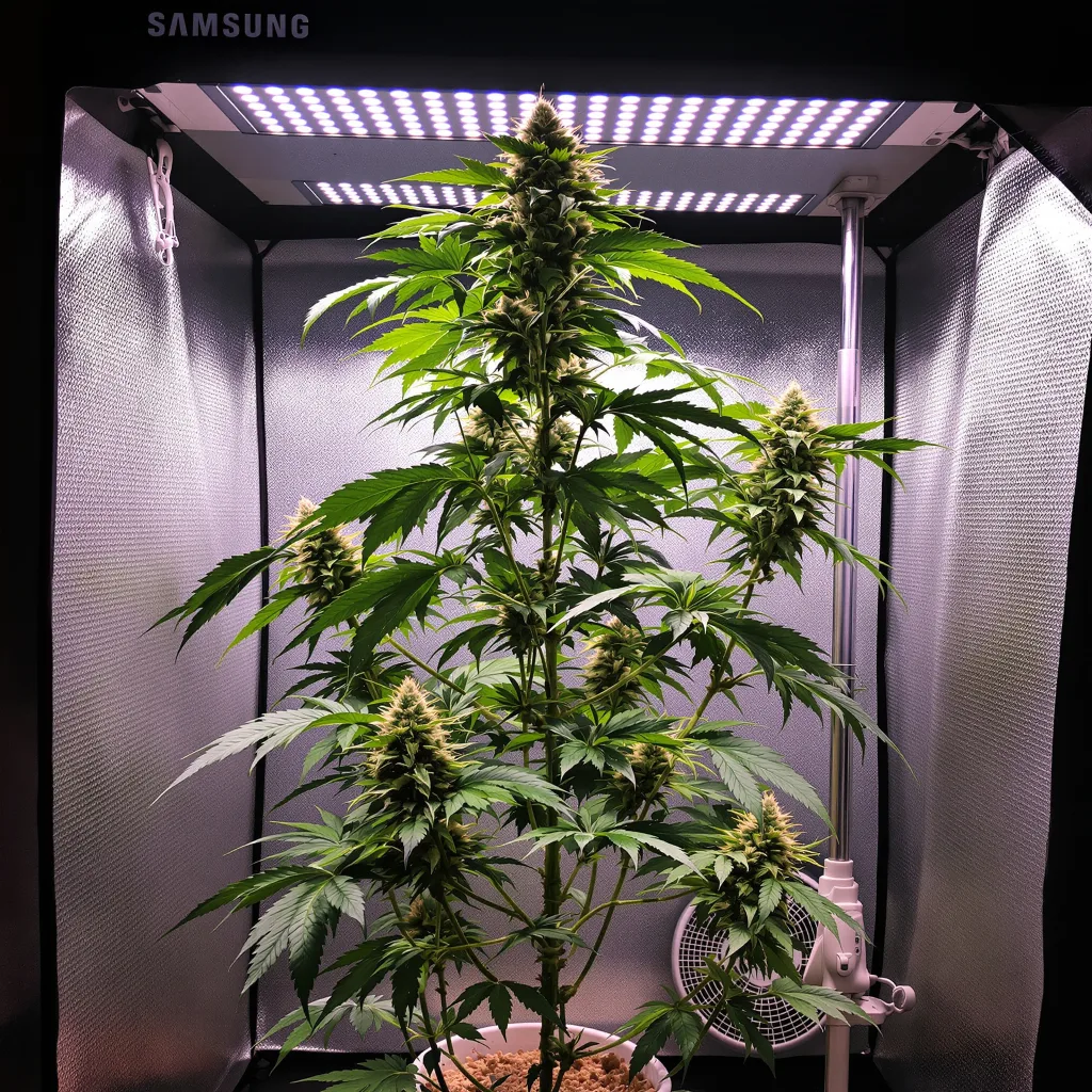 Plante de cannabis Love Potion #1 en floraison — 150-200 cm féminisée