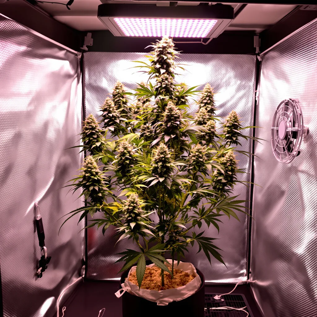Plante de cannabis Lowryder en floraison — 120-180 cm féminisée