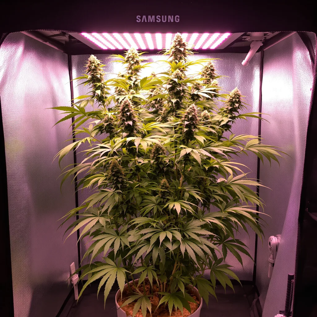 Plante de cannabis Lucid Dream Kush en floraison — 150-200 cm féminisée