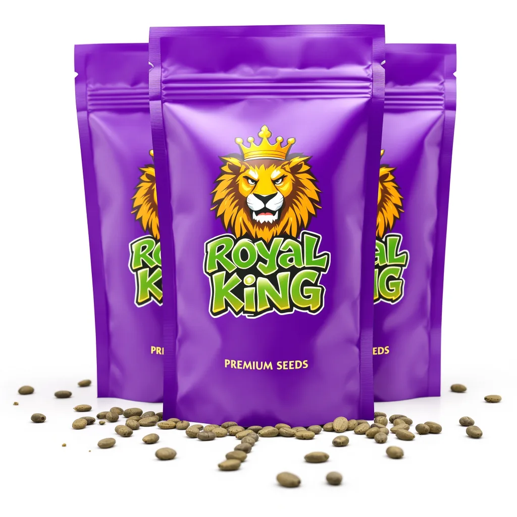 Lucky Charms 50% indica / 50% sativa — fleur avec trichomes visibles