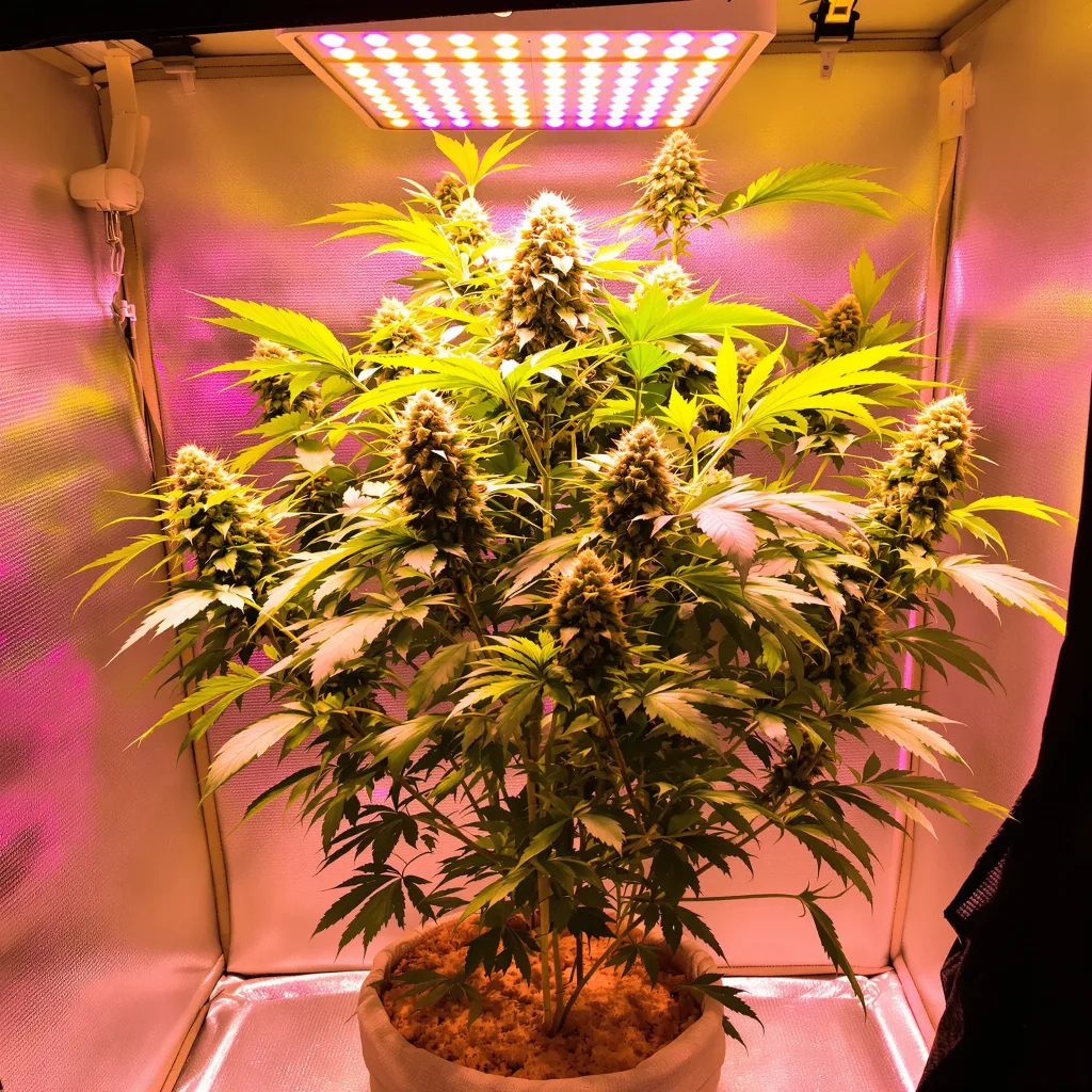 Plante de cannabis Lucky Dog en floraison — 90-130 cm féminisée