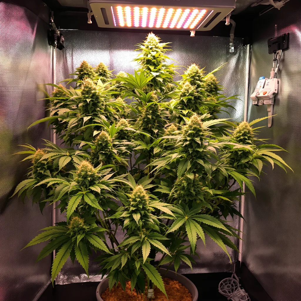 Plante de cannabis Lucky en floraison — 120-180 cm féminisée