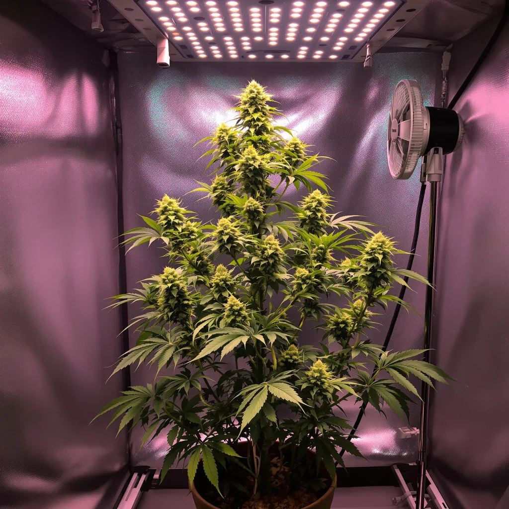Plante de cannabis Mac 1 en floraison — 60-100 cm autofloraison