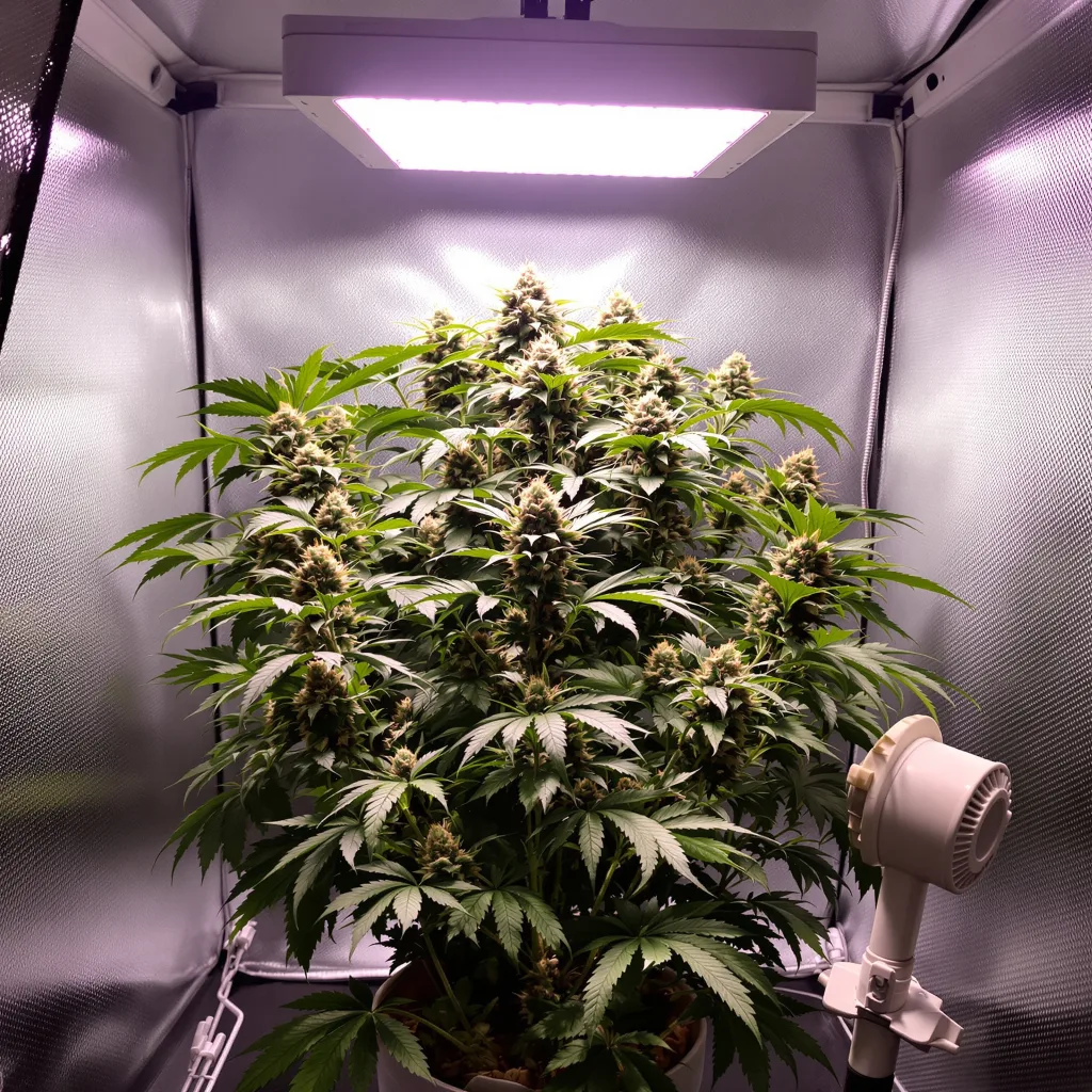 Plante de cannabis Mad Scientist en floraison — 90-130 cm féminisée